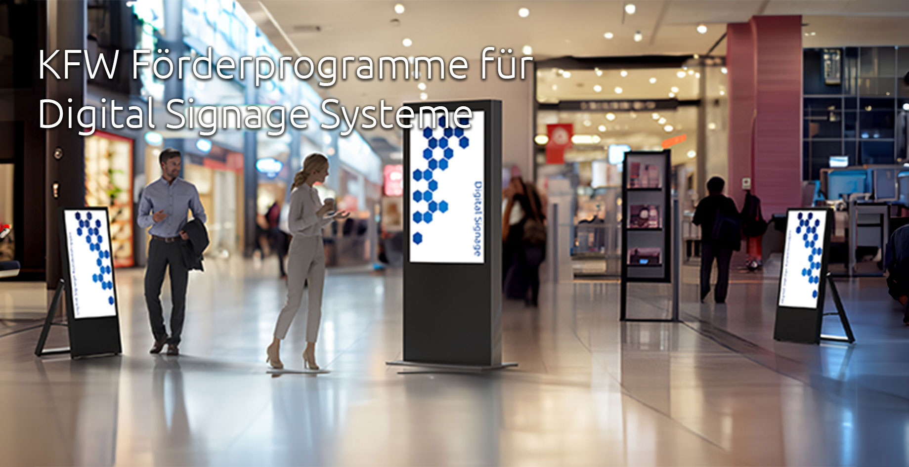 KFW Förderprogramme für Digital Signage Systeme