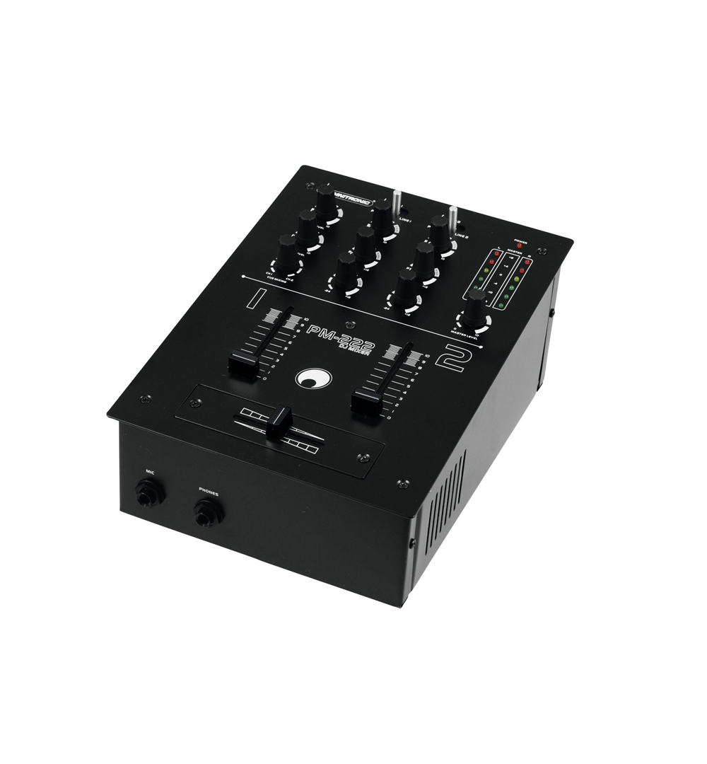 OMNITRONIC PM-222 2-Kanal-DJ-Mixer