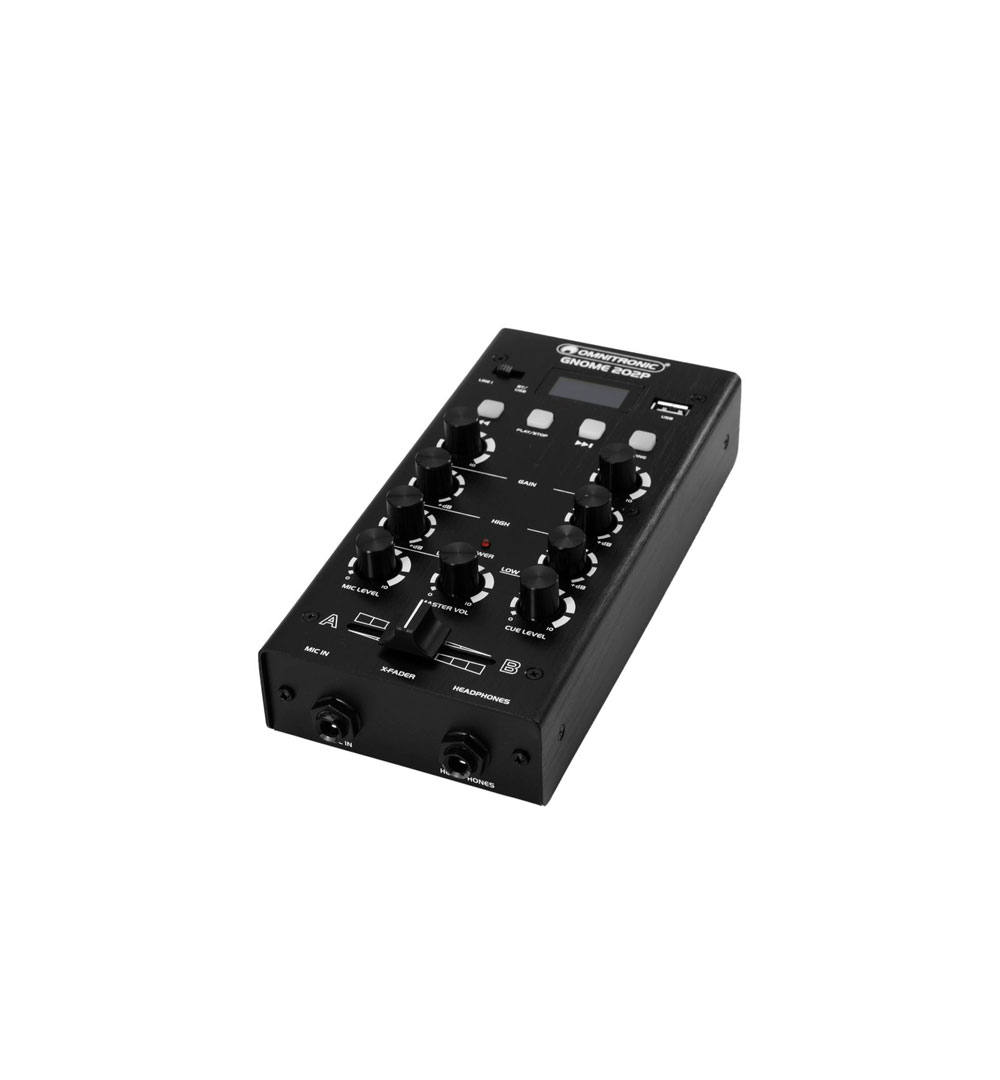 OMNITRONIC GNOME-202P Mini-Mixer schwarzOMNITRONIC GNOME-202P Mini-Mixer schwarz - live 03