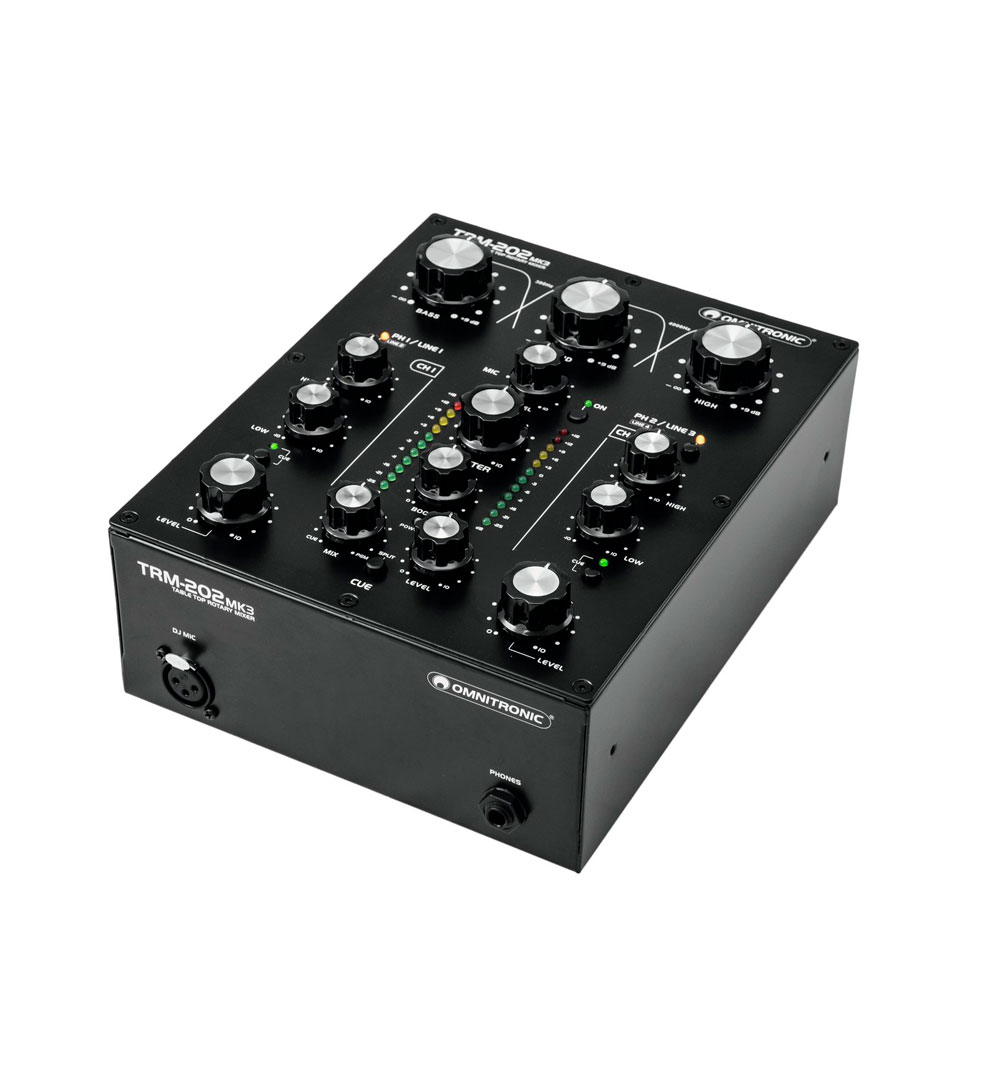 OMNITRONIC TRM-202MK3 2-Kanal Rotary-Mixer