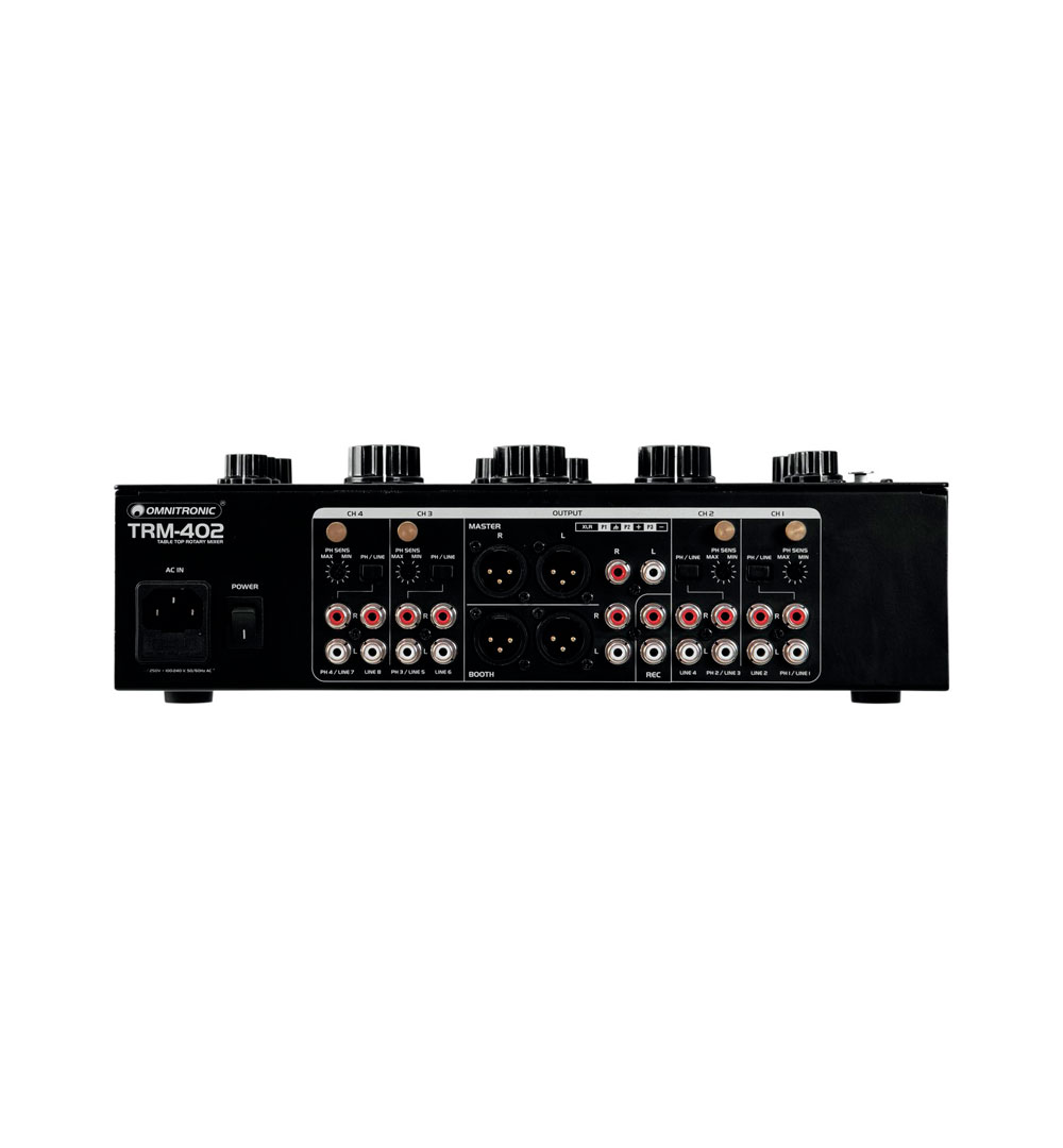 OMNITRONIC TRM-402 4-Kanal Rotary-Mixer