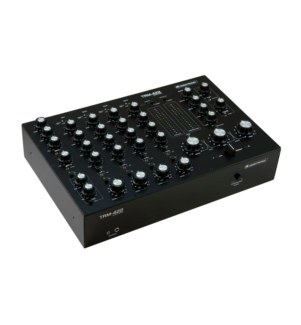 OMNITRONIC TRM-422 4-Kanal Rotary-Mixer