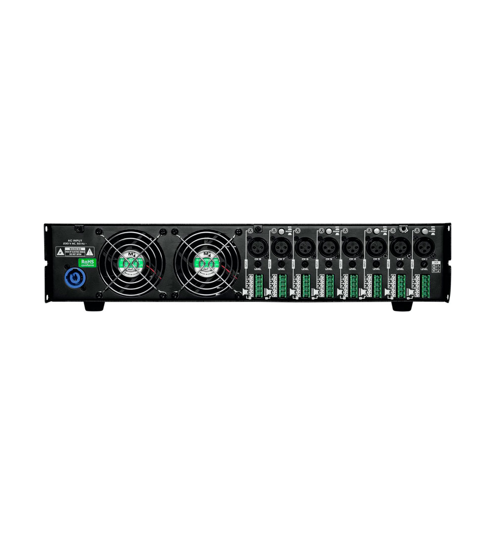 OMNITRONIC MTC-3204DSP 4-Kanal Endstufe mit DSP