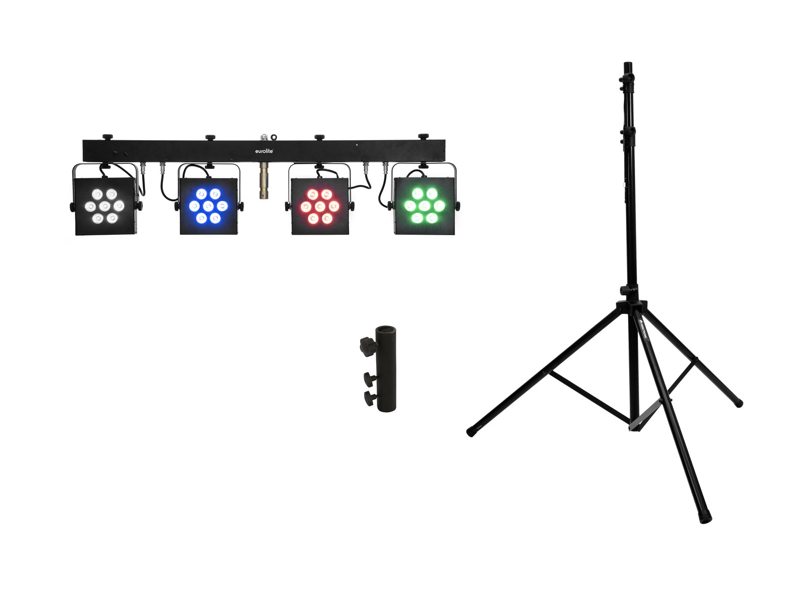 EUROLITE Set LED KLS-3002 + M-4 Boxenhochständer