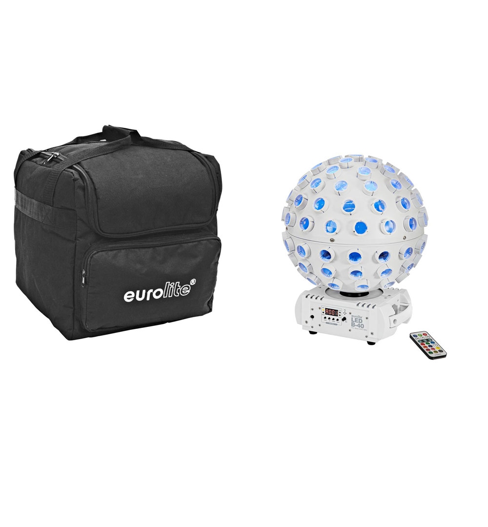 EUROLITE Set LED B-40 HCL MK2 weiß + Soft-Bag