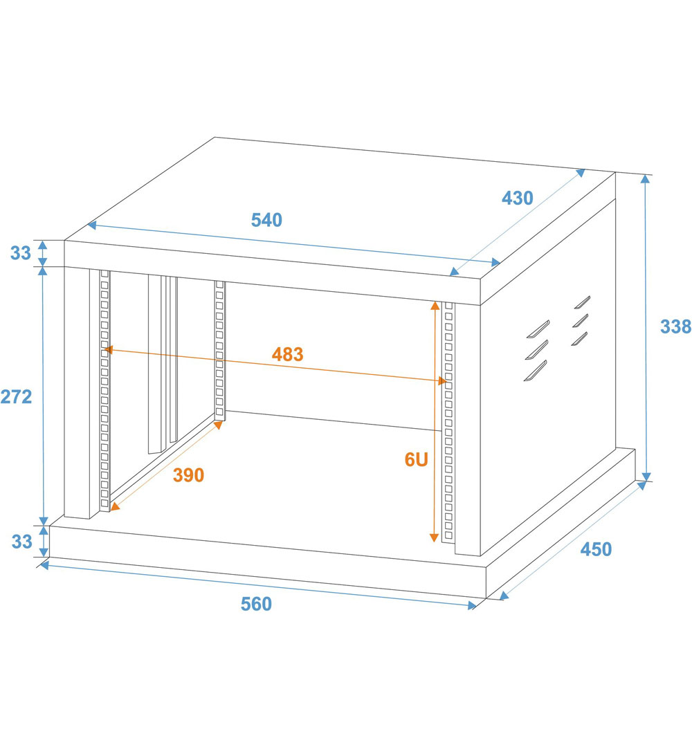 ROADINGER Stahl-Rack SR-19, 6HEROADINGER Stahl-Rack SR-19, 6HE - live 03