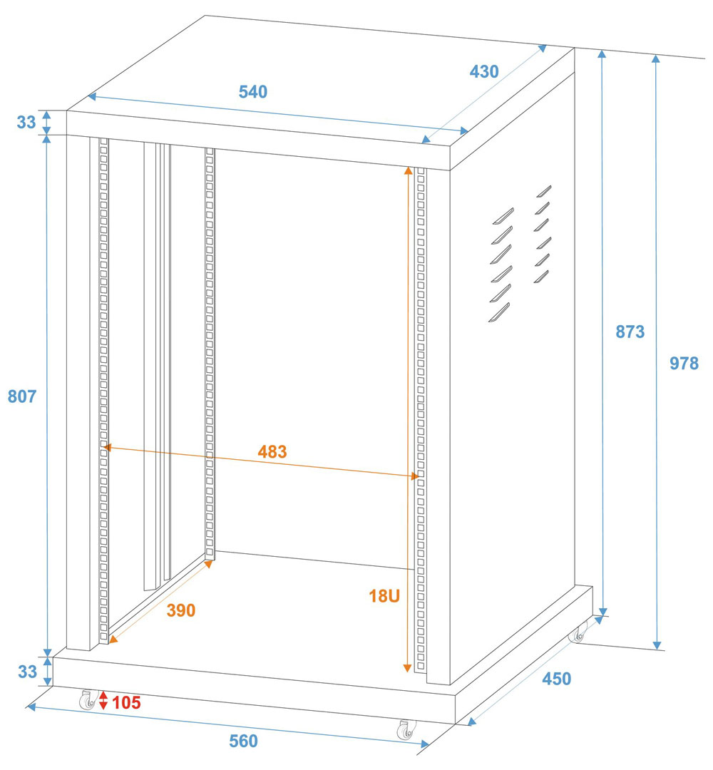 ROADINGER Stahl-Rack SR-19, 18HEROADINGER Stahl-Rack SR-19, 18HE - live 03