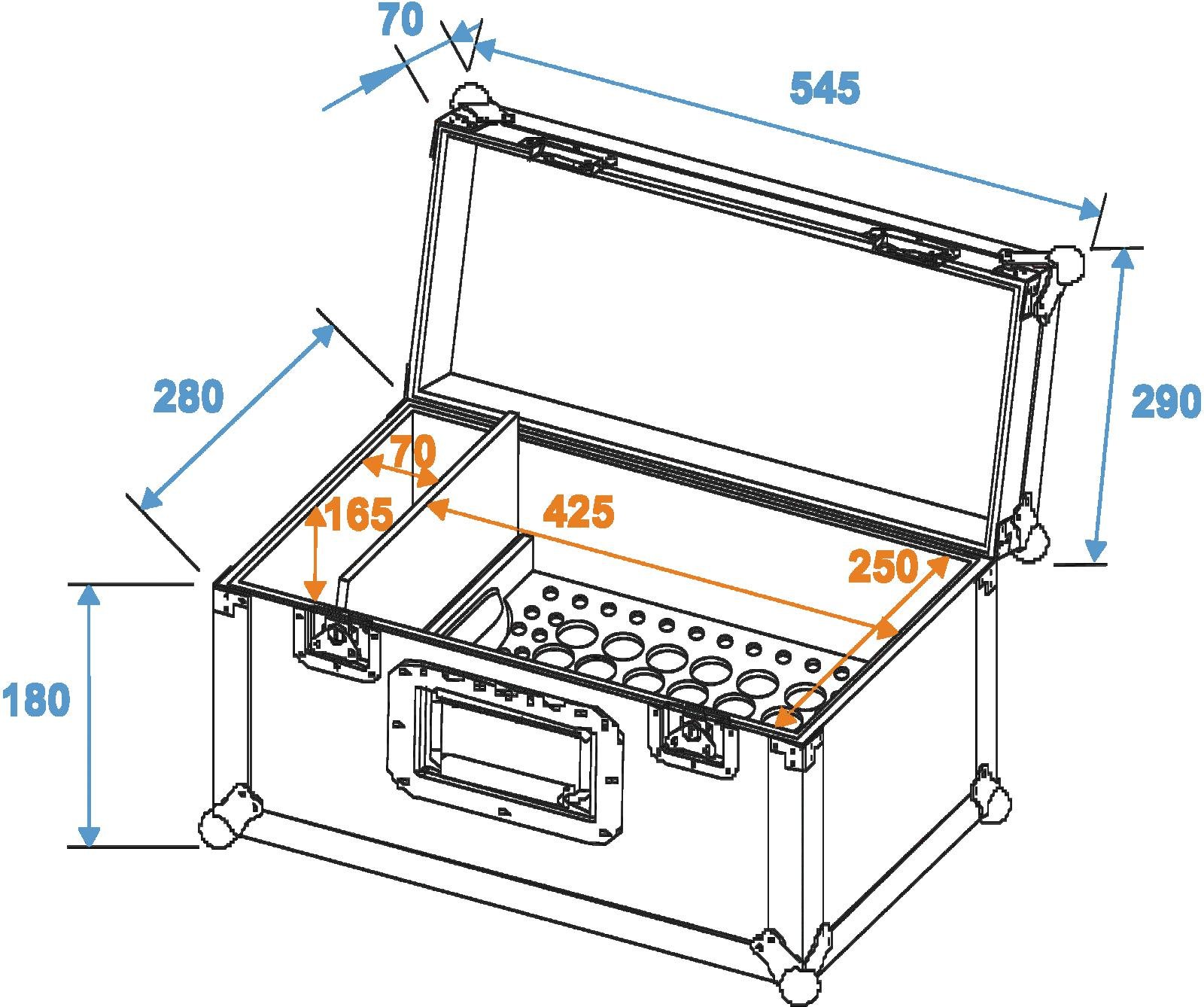 ROADINGER Universal-Konus-Adapter Case UKAC-50