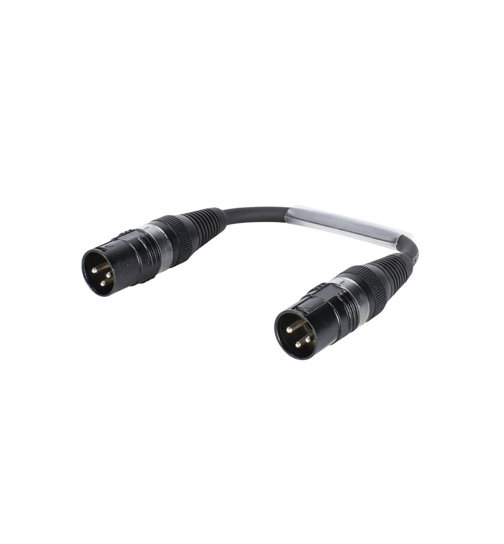 SOMMER CABLE Adapterkabel XLR(M)/XLR(M) 0,15m sw