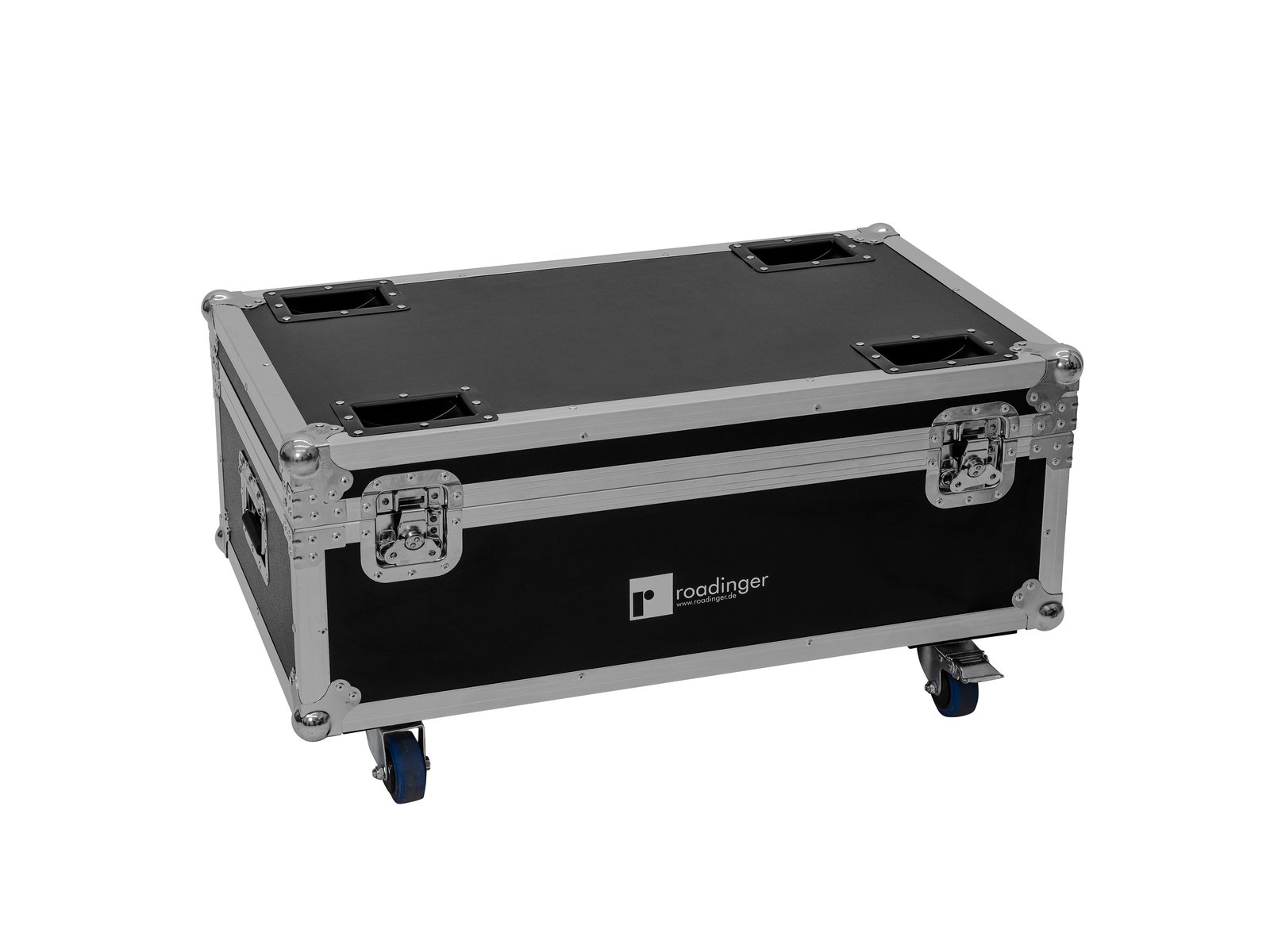 ROADINGER Flightcase 4x LED CLS-18 QCL RGB/WW