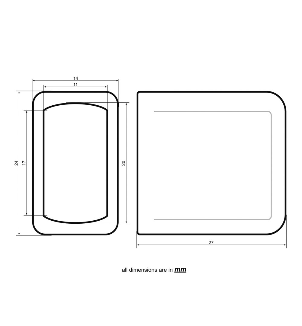 EUROLITE LED Neon Flex 230V Slim Endkappe