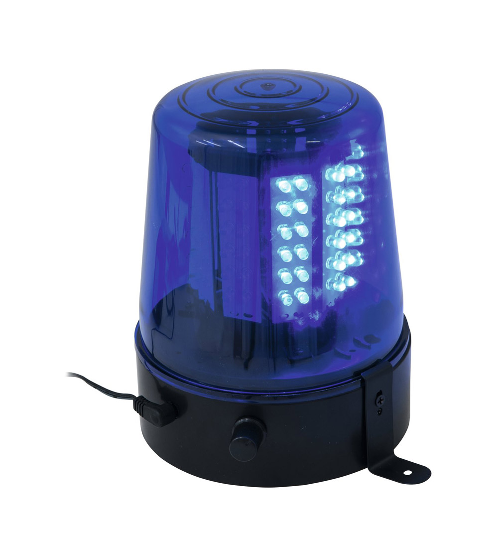 EUROLITE LED Polizeilicht 108 LEDs blau Classic