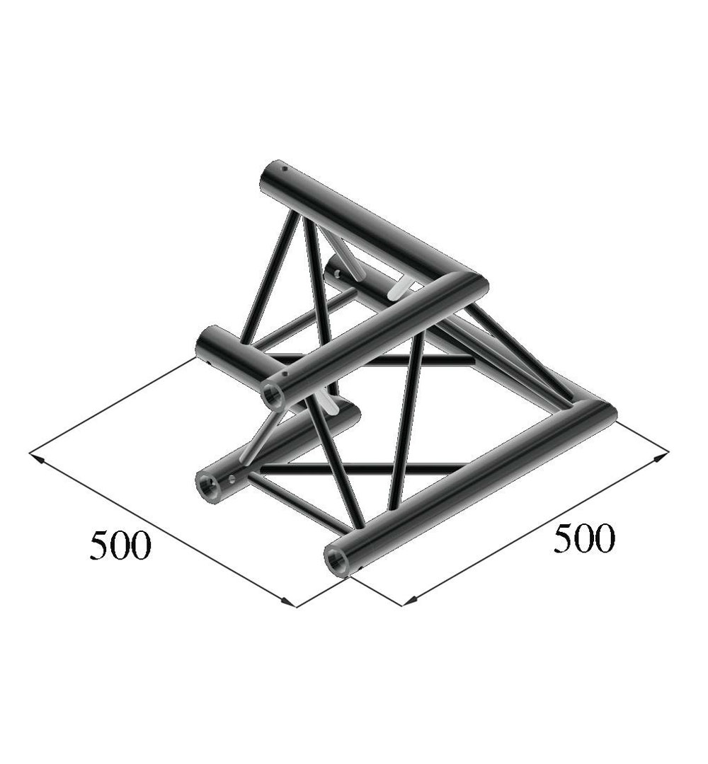 ALUTRUSS TRILOCK S-PAC 21 2-Weg-Ecke 90° schwarz