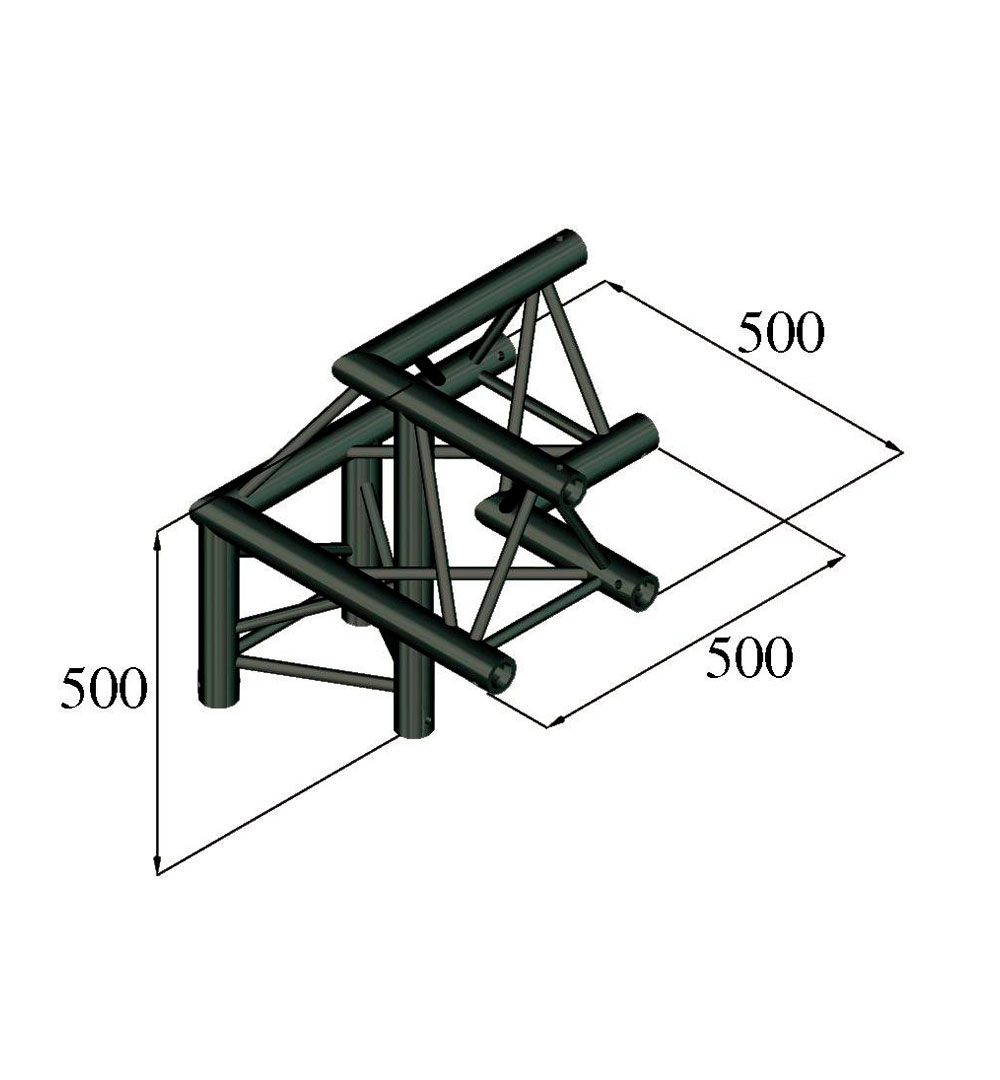 ALUTRUSS TRILOCK S-PAL-31 3-Weg-Ecke /\ rechts