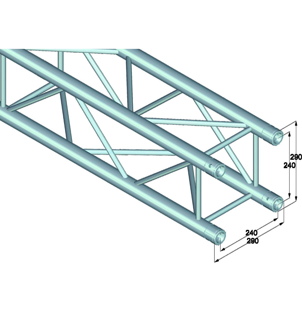 ALUTRUSS QUADLOCK 6082-500 4-Punkt-Traverse