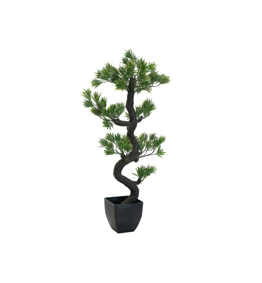 EUROPALMS Bonsai Pinie, Kunstpflanze, 95cm