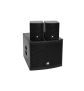 OMNITRONIC Set MOLLY-12A Subwoofer aktiv + 2x MOLLY-6 Top 8 Ohm, schwarz