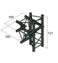 ALUTRUSS TRILOCK S-PAC-45 4-Weg-Stück \/ rechts