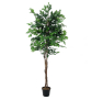 EUROPALMS Ficus-Benjamini Multi-Stamm, Kunstpflanze, 210cm