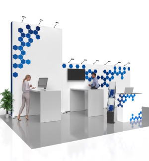 Messestand Faltdisplay Pop-Up MODULAR - Transporttrolley