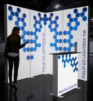 Messestand PIXLIP GO 7