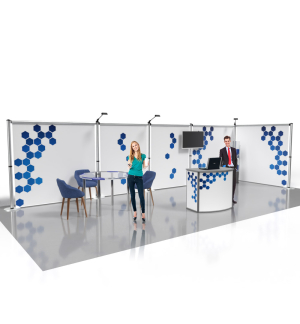 Messestand Roll-Up Modular L6 Form