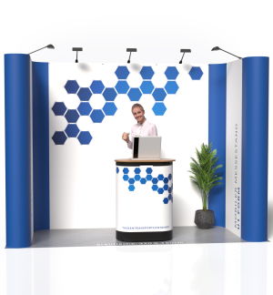 Mobiler Messestand U1 Form - Live 01