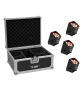 EUROLITE Set 4x AKKU UP-7 QCL Spot QuickDMX + Case