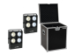 EUROLITE Set 2x Audience Blinder 4x100W LED COB CW/WW + Case