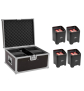 EUROLITE Set 4x AKKU UP-4 Entry QCL Spot + Case