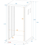 ROADINGER Stahl-Rack SR-19, 36HE