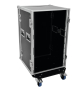 ROADINGER Rack Profi 18HE 45cm mit Rollen