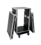 ROADINGER Rack Profi 18HE 45cm mit Rollen