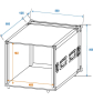 ROADINGER Verstärkerrack PR-2ST, 10HE, 57cm tief