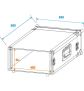 ROADINGER Verstärkerrack PR-1, 3HE, 47cm tief