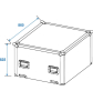 ROADINGER Flightcase Spiegelkugel 75cm