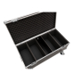 ROADINGER Flightcase 4x Audience Blinder 2x100W LED COB CW/WW mit Rollen