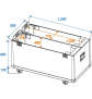 ROADINGER Flightcase 2x LCD ZL50