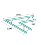 ALUTRUSS BILOCK BQ2-SPAC20H 2-Weg Ecke 60° sw