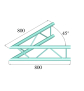 ALUTRUSS DECOLOCK DQ2-SPAC19V 2-Weg Ecke 45° sw