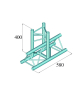 ALUTRUSS DECOLOCK DQ3-PAT35 3-Weg T-Stück 90°