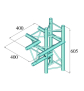 ALUTRUSS DECOLOCK DQ3-PAC44 4-Weg Ecke links