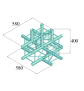 ALUTRUSS DECOLOCK DQ4-SPAT51 5-Weg Ecke sw