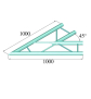 ALUTRUSS BILOCK E-GL22 C19-H 2-Wege-Ecke 45°