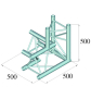 ALUTRUSS TRILOCK E-GL33 C-33 3-Weg-Ecke