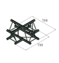 ALUTRUSS TRILOCK S-PAC-41 4-Weg-Kreuzstück