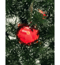 EUROPALMS LED Weihnachtskugel 6cm, rot 6x