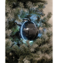 EUROPALMS LED Snowball 8cm, schwarz 5x