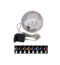 EUROPALMS LED Snowball 15cm, rosa