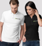 Team Polo Shirt Logo Print - Damen